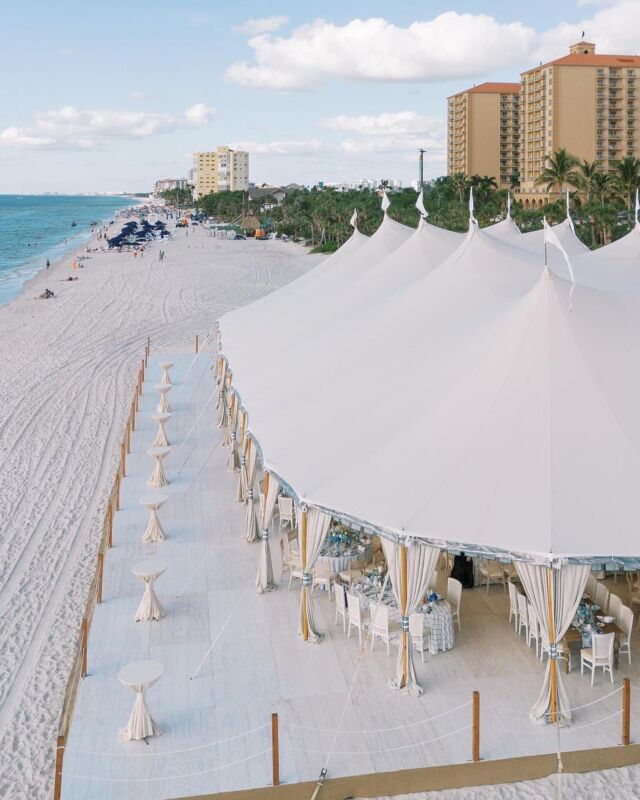 Beach 2024 wedding tent